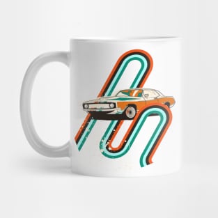 Vintage Car in Retro Style Mug